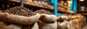 PULL'S COFFEE AND ITS AMBITIONS IN THE INTERNATIONAL MARKET 4 coffee beans burlap sacks market